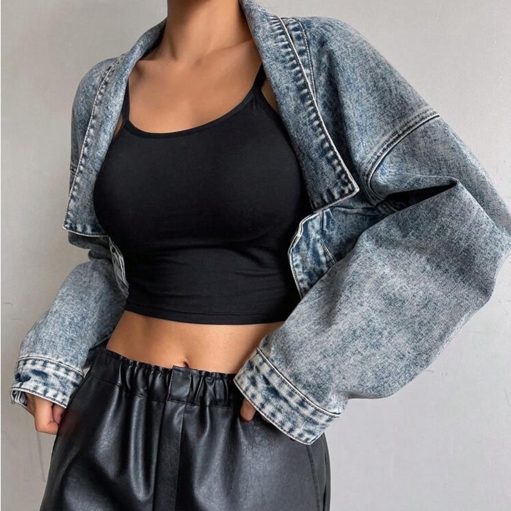 SHEIN Blue Jean Jacket